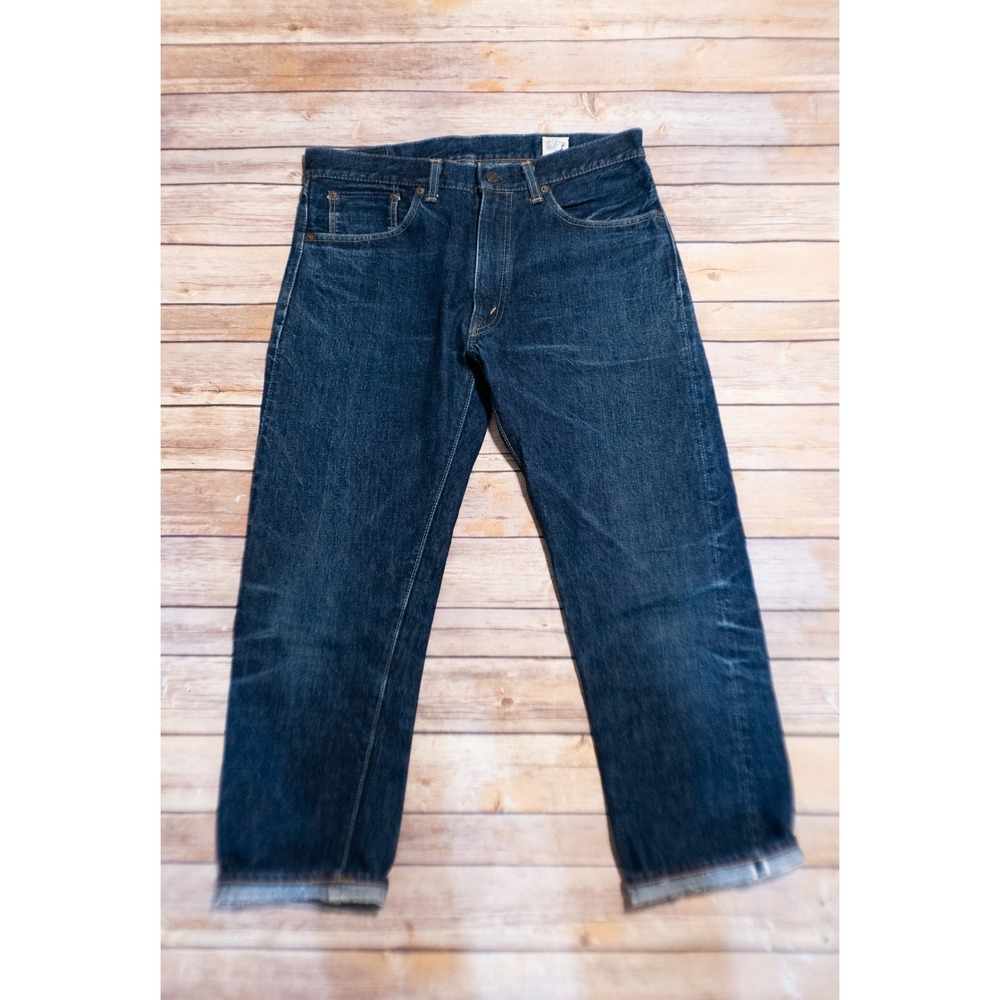 orSlow 107 Ivy Fit jeans Size 2 100% Cotton Indigo Blue Japanese Selvedge Denim